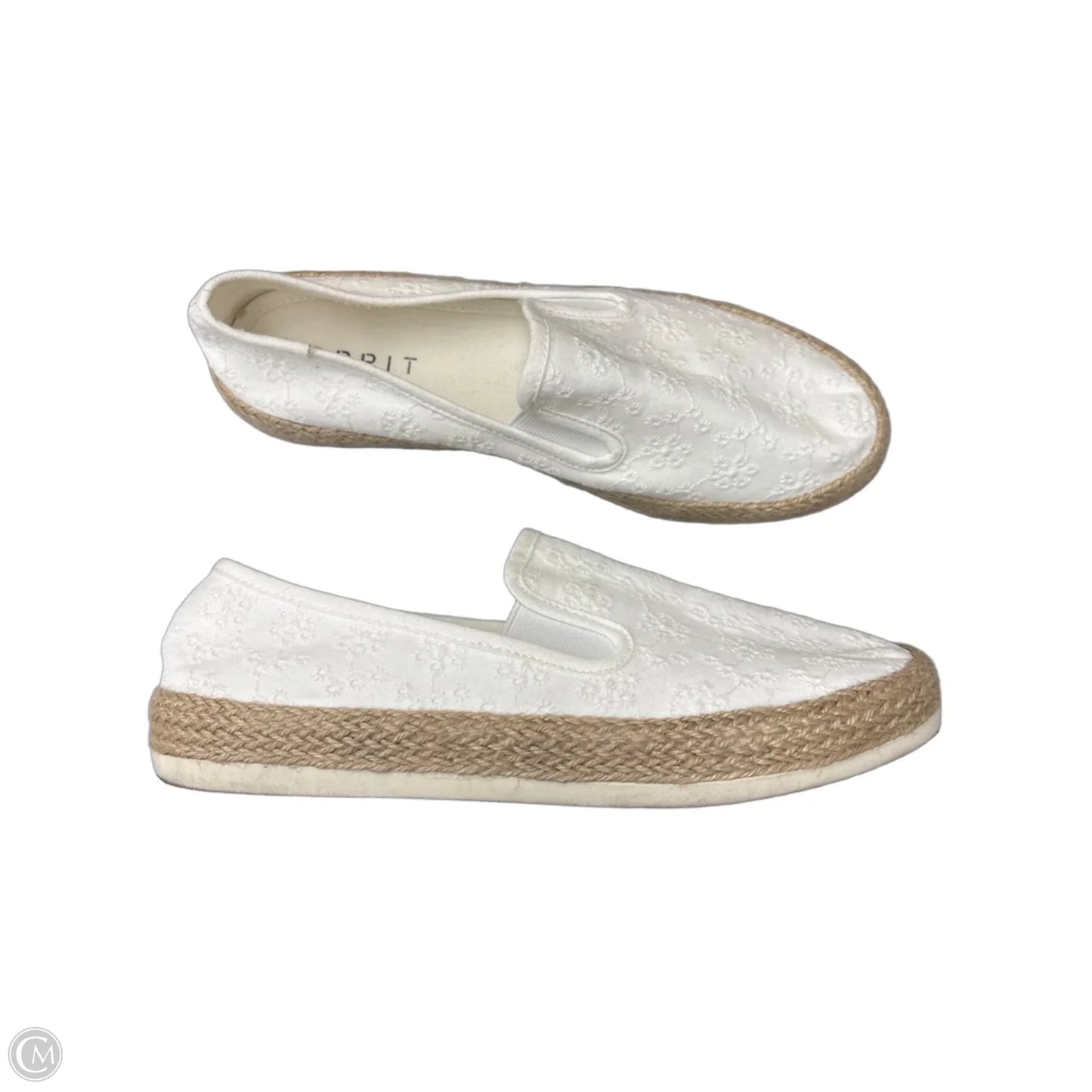 Shoes Flats By Esprit In White, Size: 8.5
