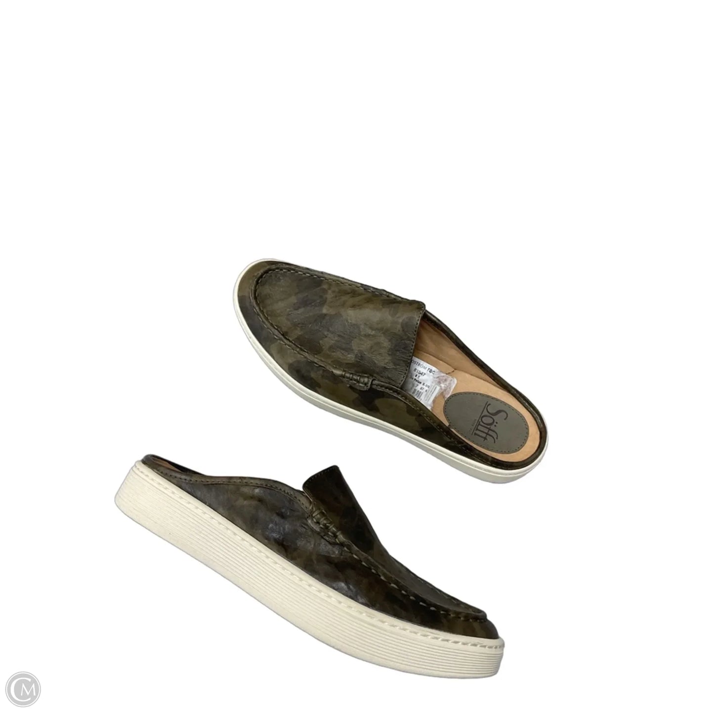 Shoes Flats By Sofft In Camouflage Print, Size: 8.5