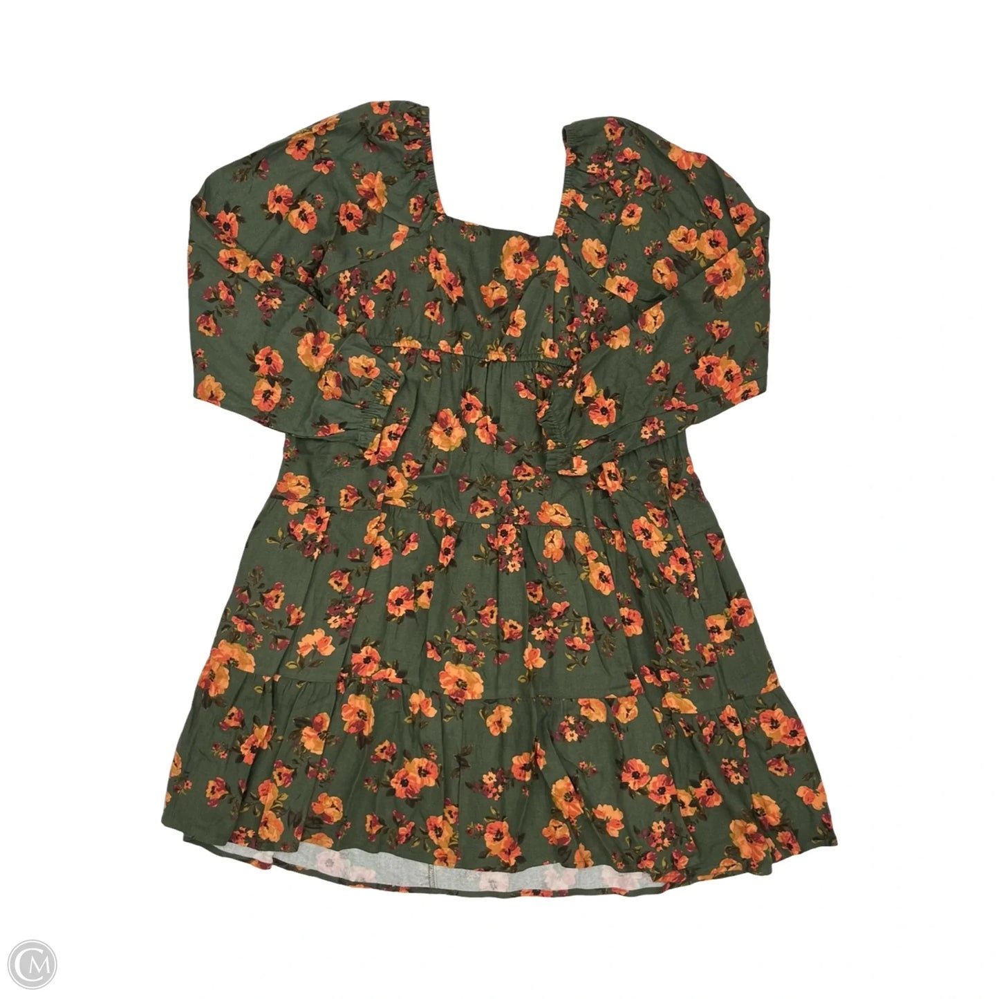Dress Party Short By Kirundo In Blue & Orange, Size: M