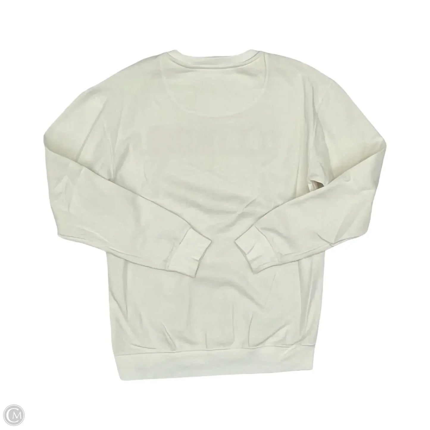 Athletic Sweatshirt Crewneck By Cmc In Cream, Size: S