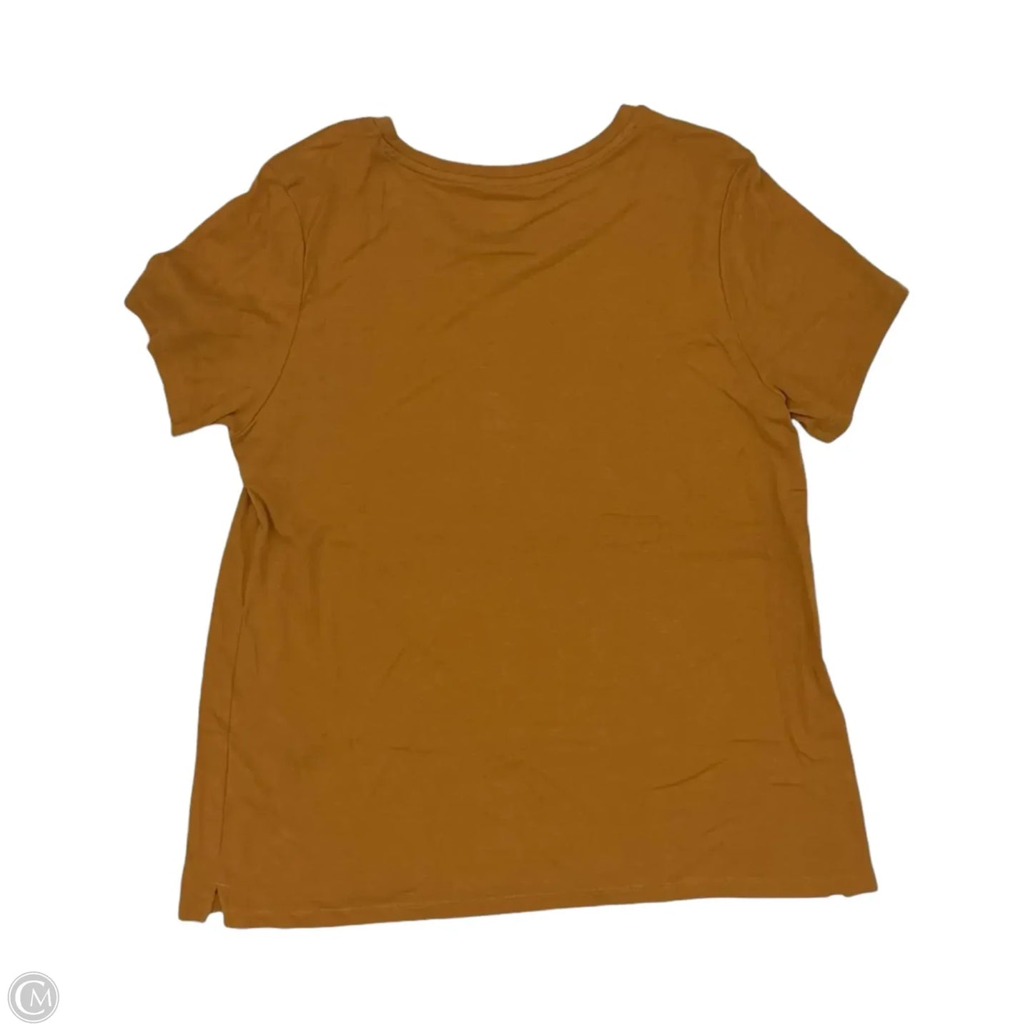 Top Short Sleeve Basic By Old Navy In Gold, Size: Xl