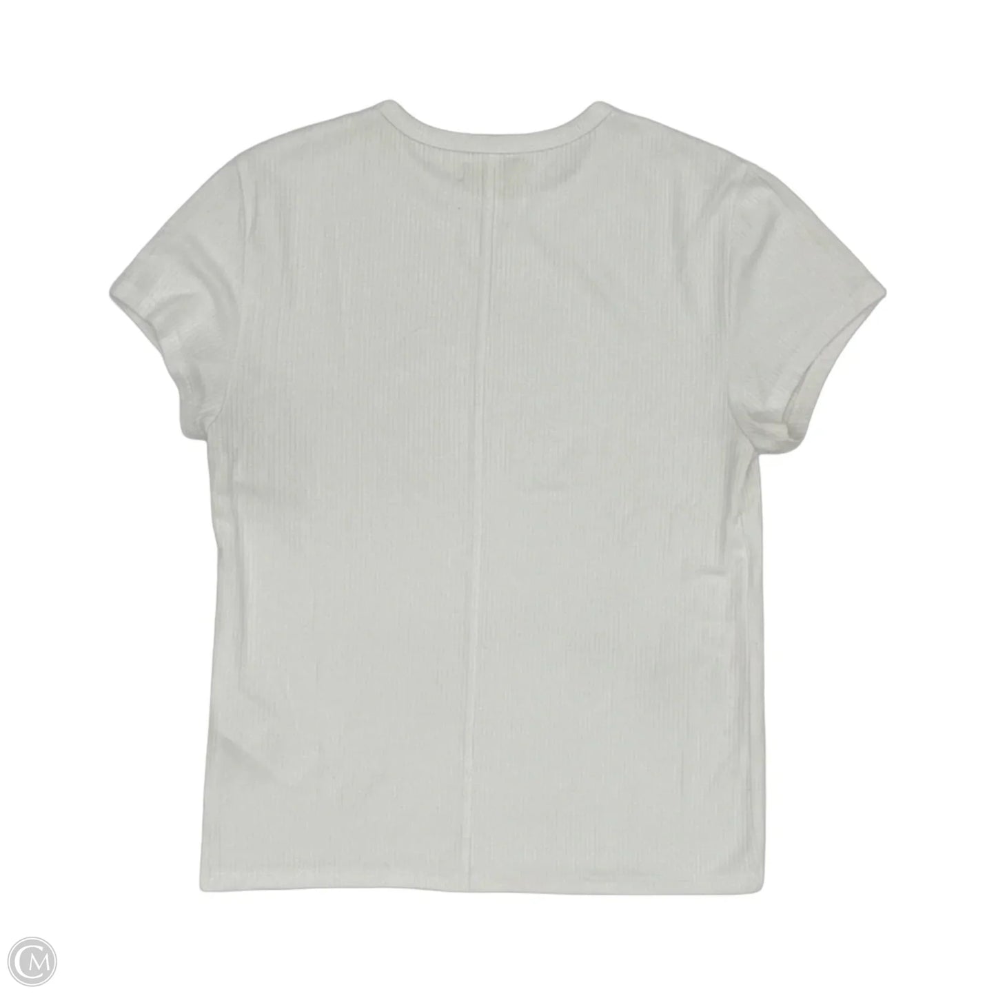 Top Short Sleeve Basic By Madewell In White, Size: S