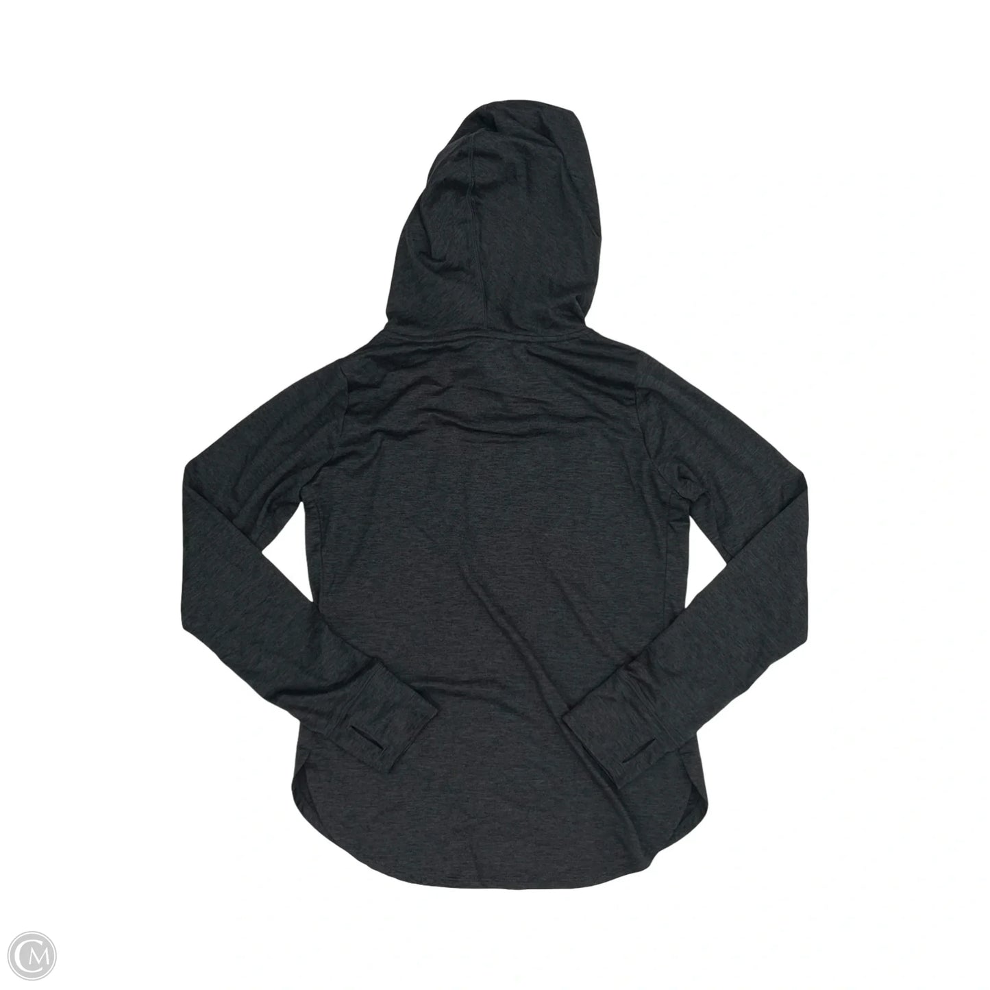 Athletic Top Long Sleeve Hoodie By Gaiam In Grey, Size: S