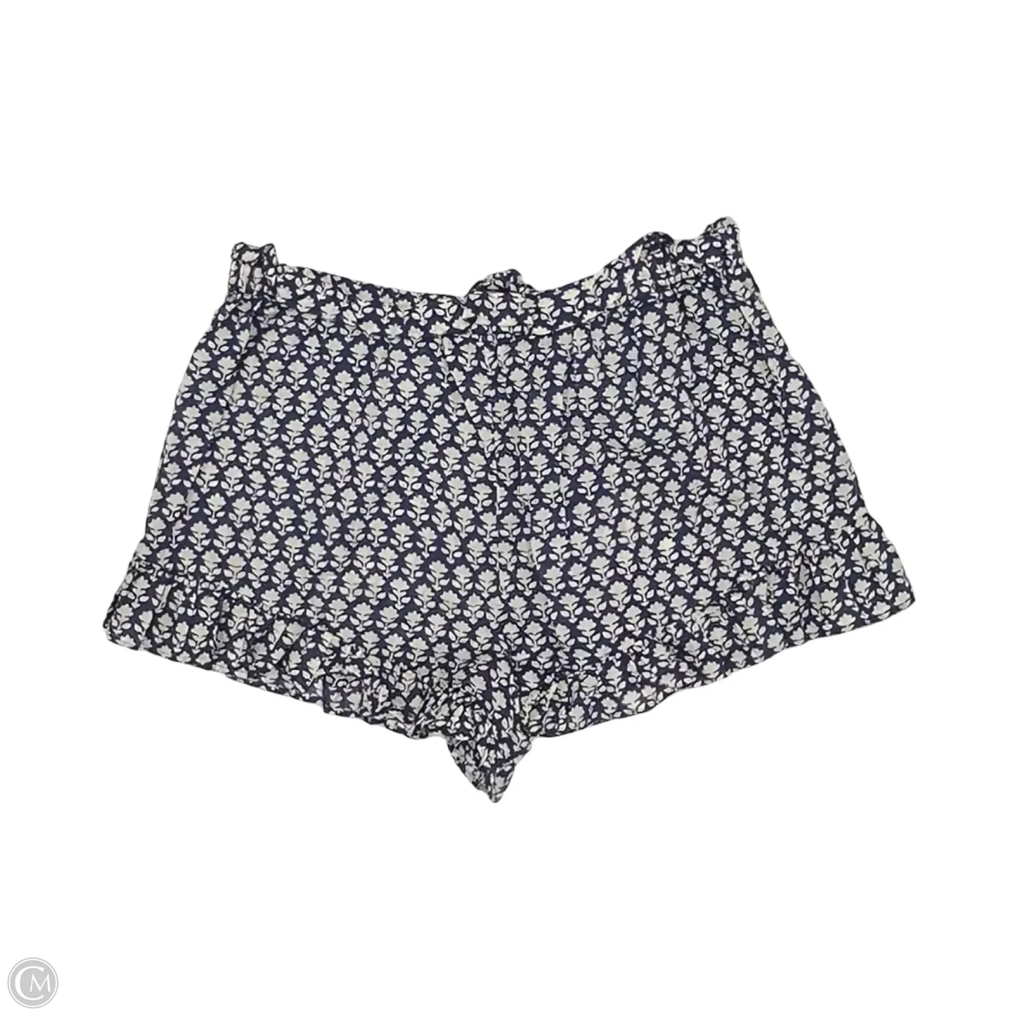 Shorts By J. Crew In Blue & Cream, Size: S