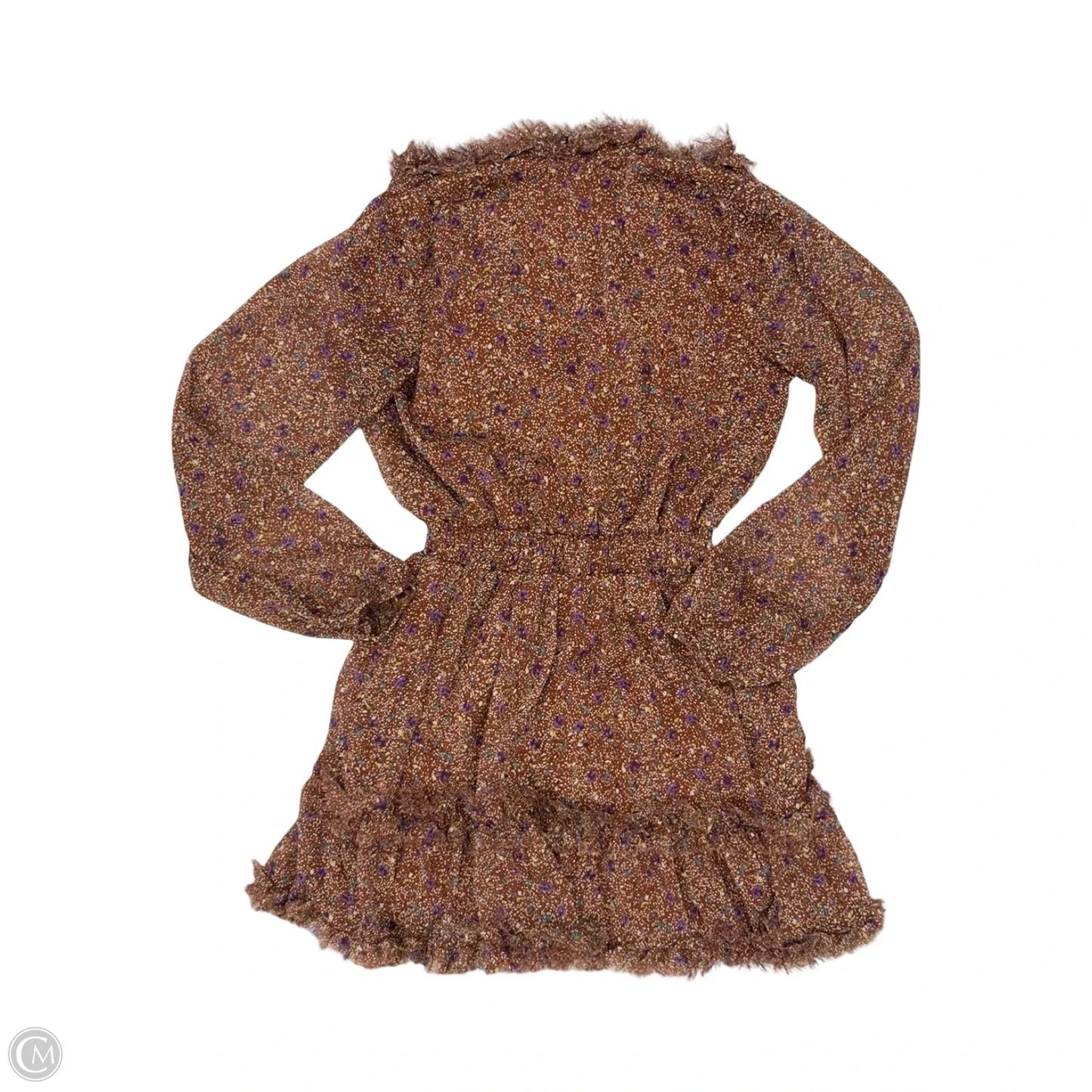 Dress Party Short By Baevely In Brown & Purple, Size: S