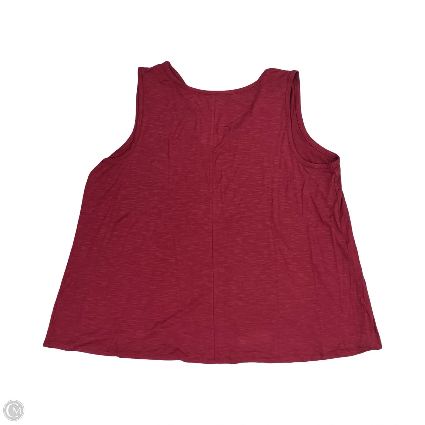 Top Sleeveless By Lane Bryant In Maroon, Size: 3x