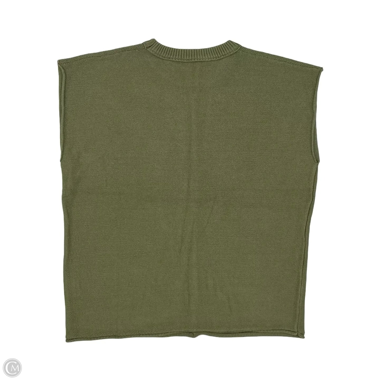Sweater Short Sleeve By Clothes Mentor In Green, Size: Xl