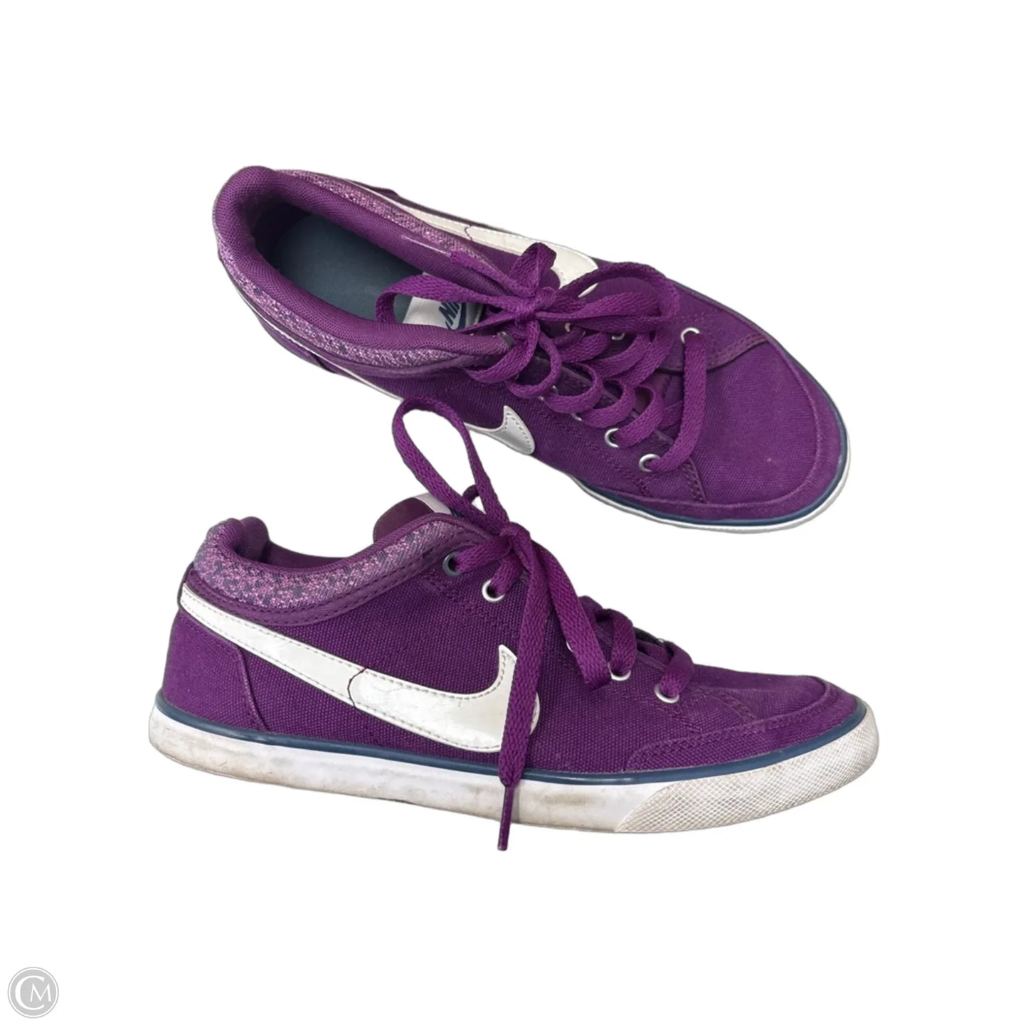 Shoes Sneakers By Nike In Purple & White, Size: 8