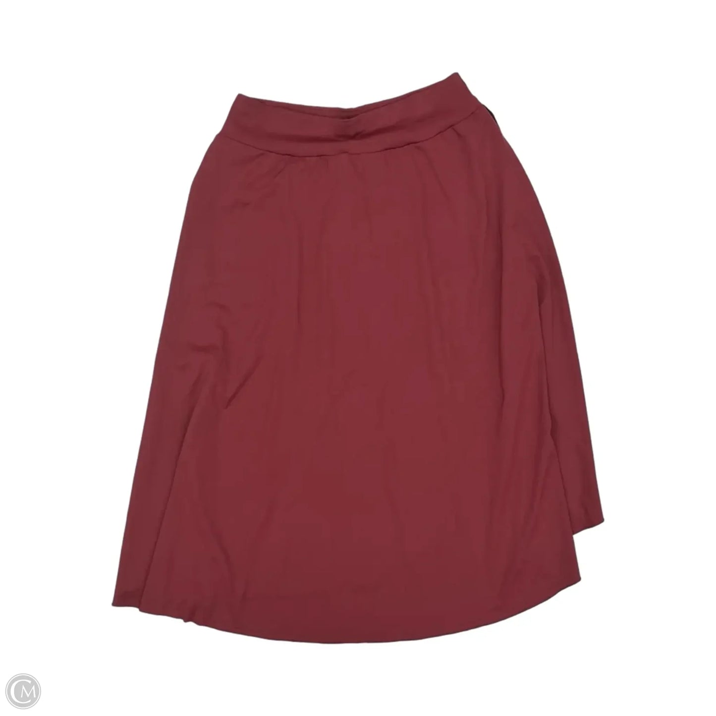 Skirt Midi By Cme In Red, Size: 1x