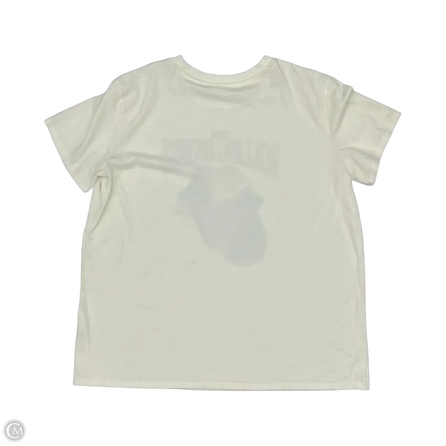 Top Short Sleeve By Clothes Mentor In Cream, Size: Xl