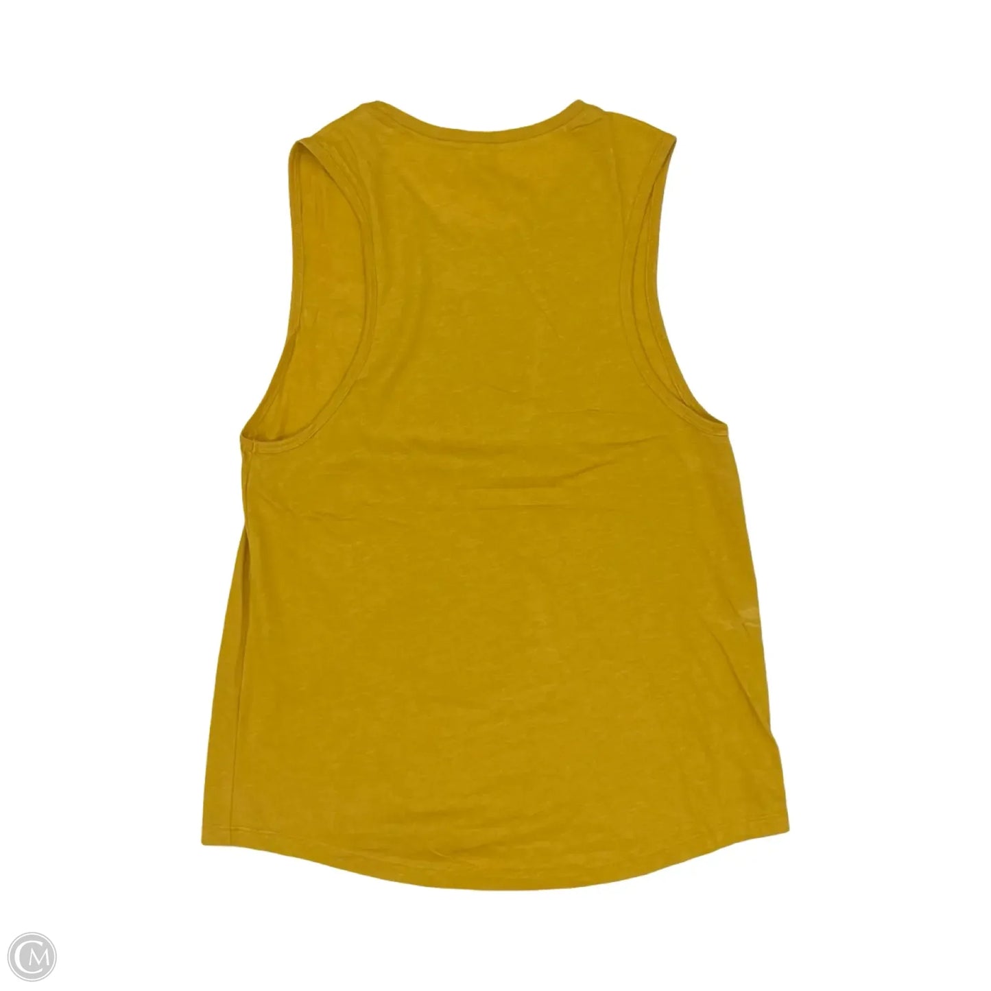 Top Sleeveless By Bella + Canvas In Yellow, Size: Xl