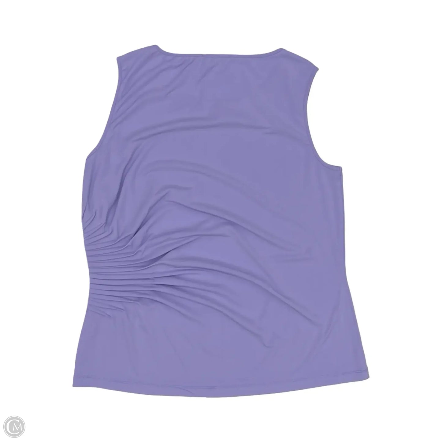 Blouse Sleeveless By Calvin Klein In Purple, Size: Xl
