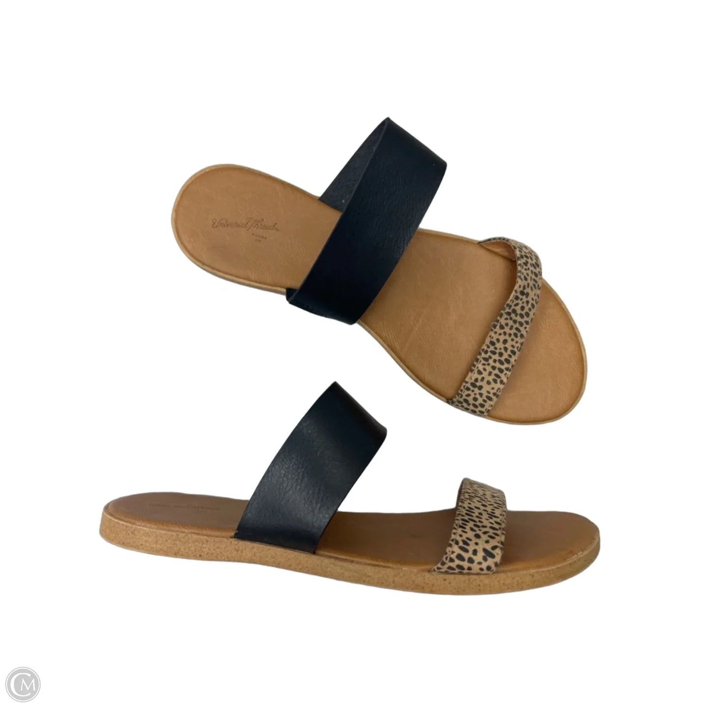 Sandals Flats By A New Day In Animal Print, Size: 8