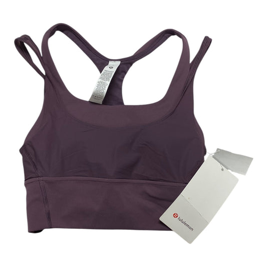 Athletic Bra By Lululemon In Purple, Size:4