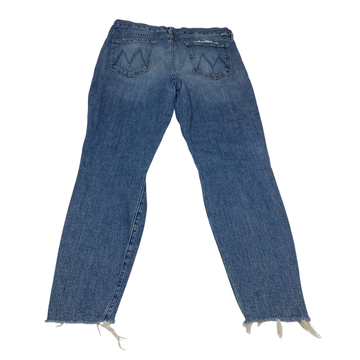 Jeans Designer By Mother In Blue Denim, Size:16