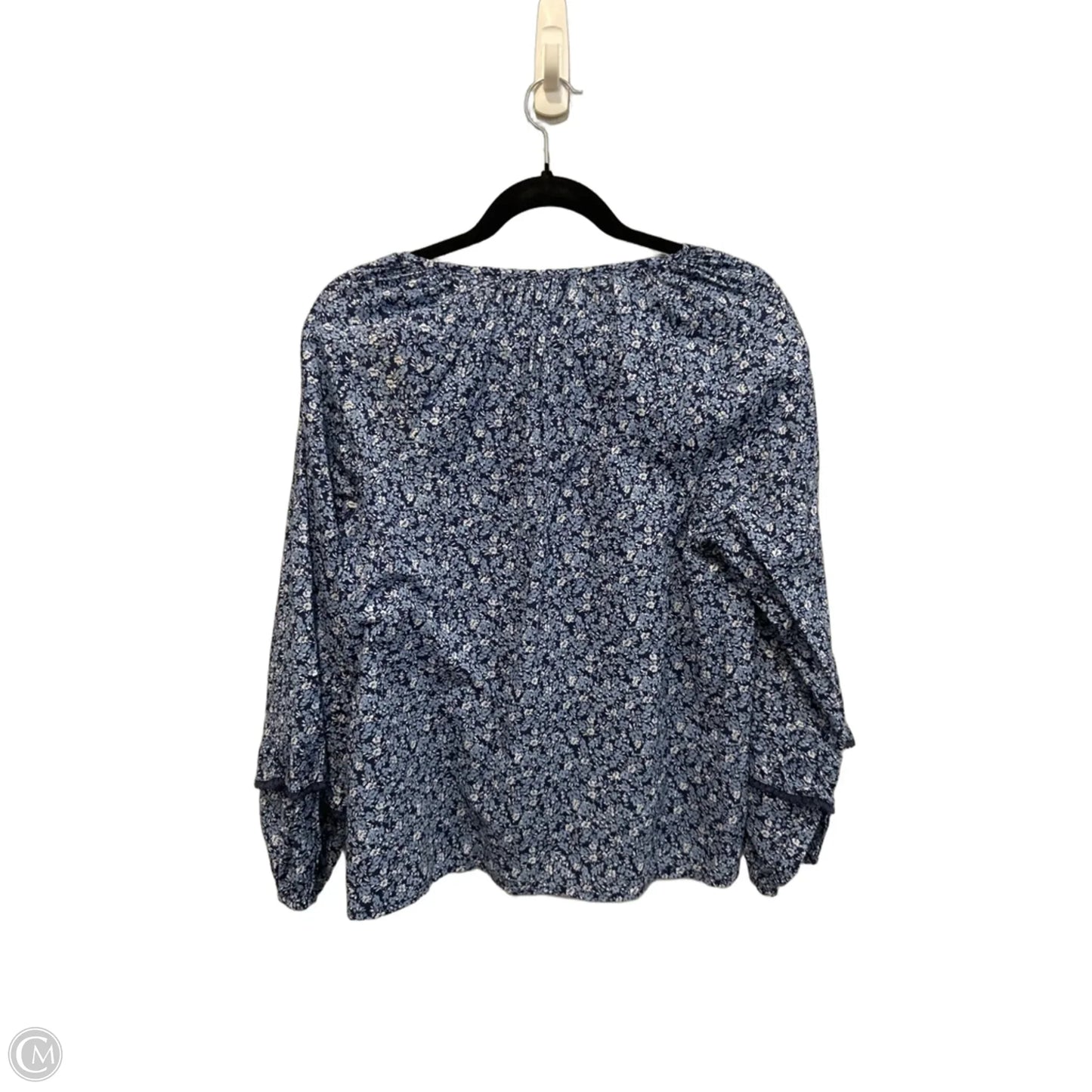 Top Long Sleeve By J. Crew In Floral Print, Size: S