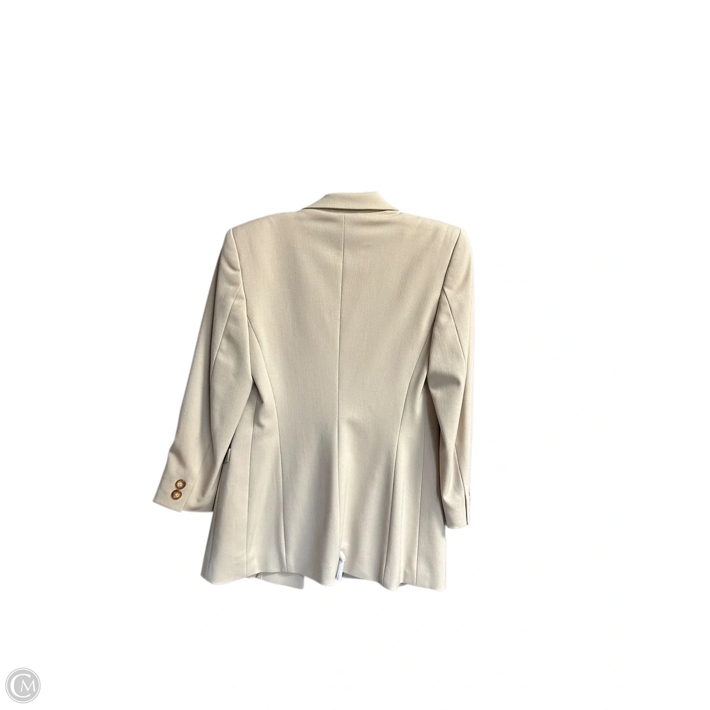 Jacket Designer By Escada In Beige, Size: S