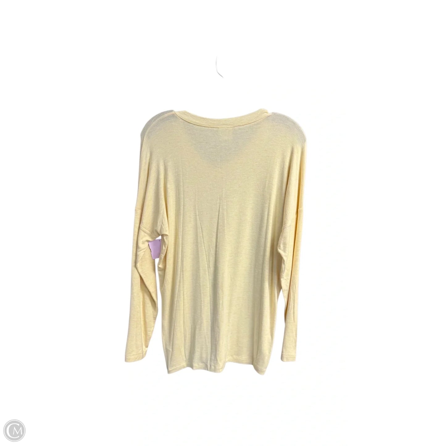 Top Long Sleeve By Cabi In Yellow, Size: Xs