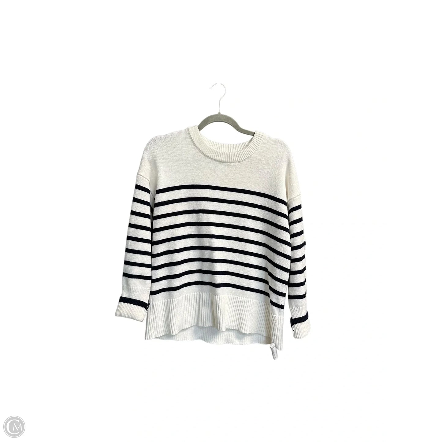 Sweater By Philosophy In Striped Pattern, Size: M