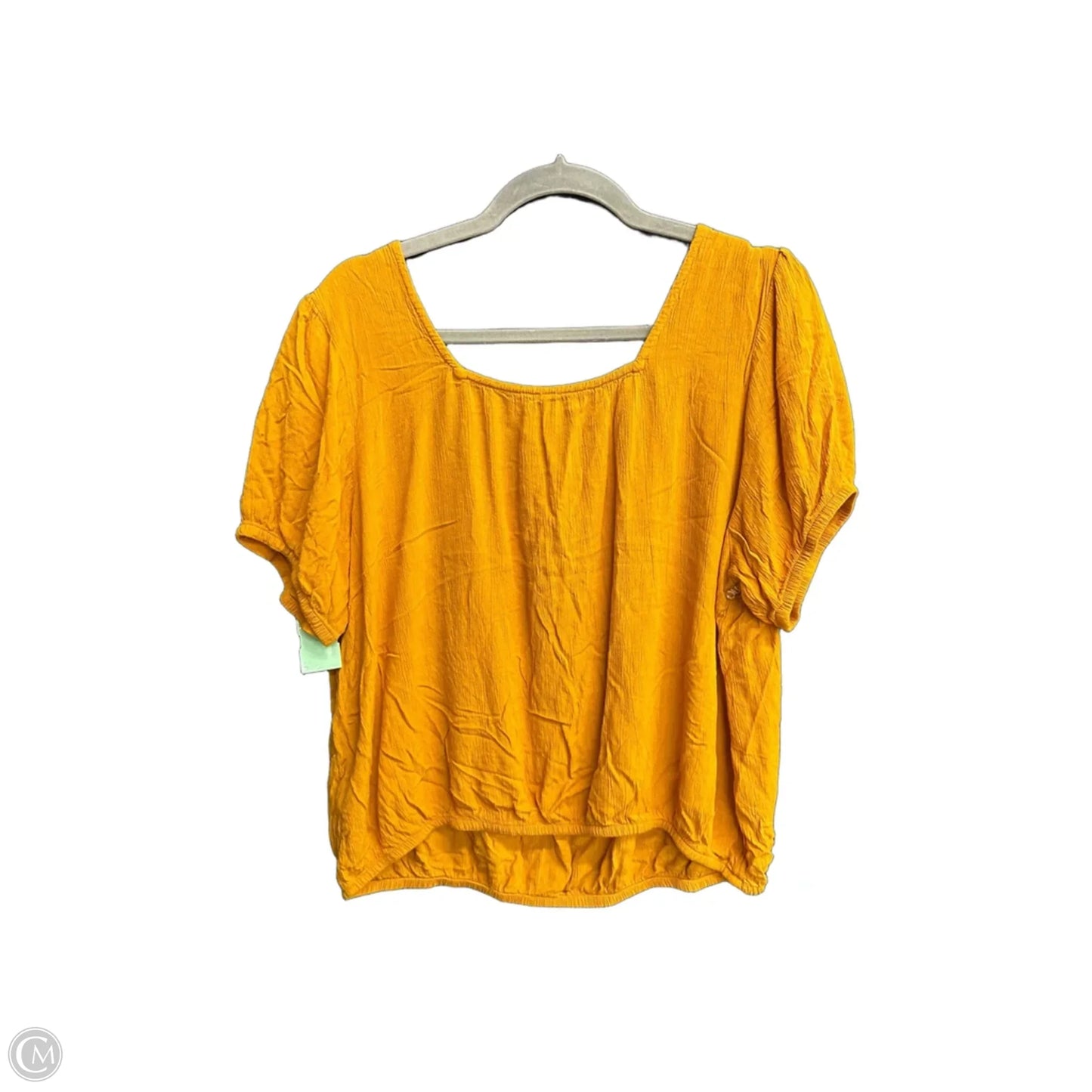 Top Short Sleeve By Mudd In Orange, Size: M