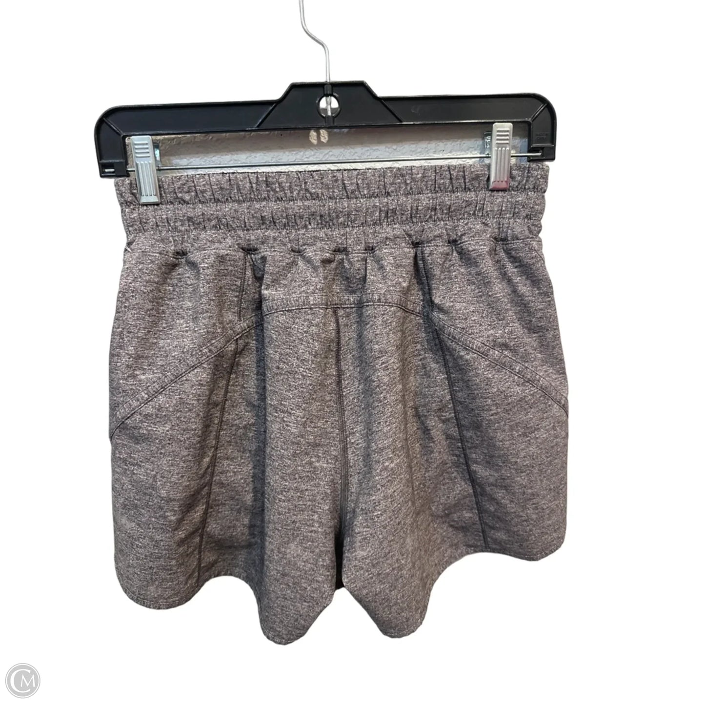 Athletic Shorts By Lululemon In Grey, Size: S