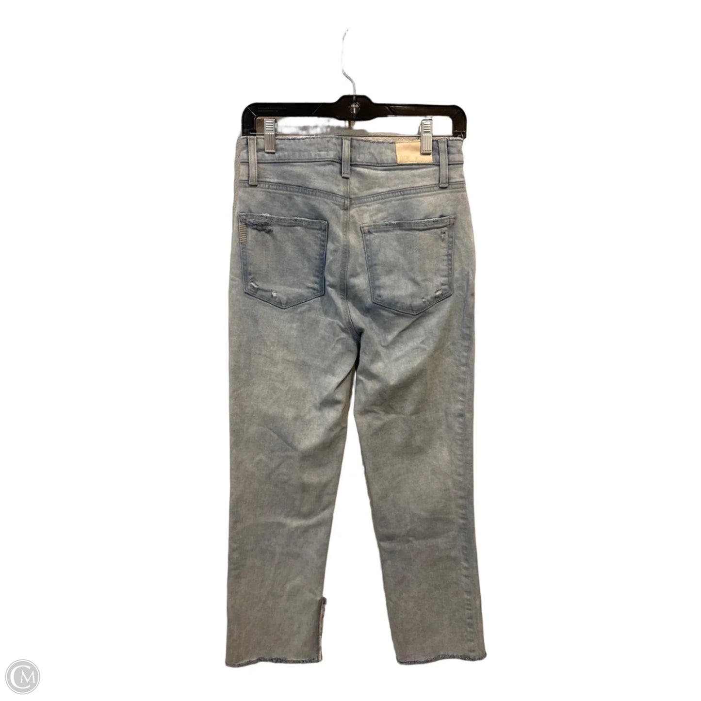 Jeans Straight By Paige In Blue Denim, Size: 4