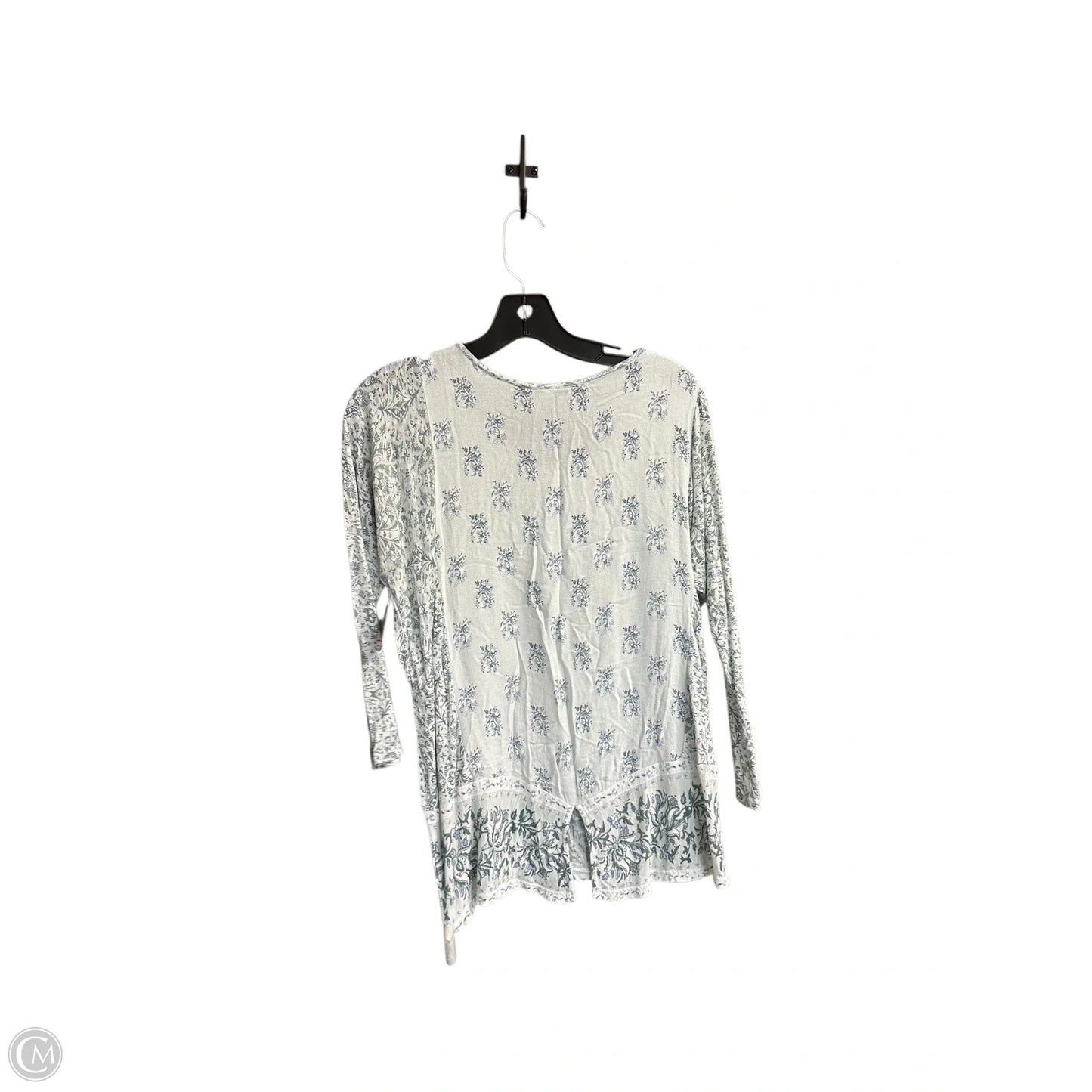 Top Long Sleeve By Lucky Brand In Floral Print, Size: S