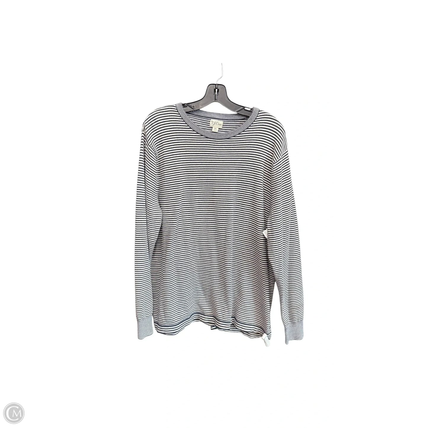 Top Long Sleeve By J. Crew In Striped Pattern, Size: Xl