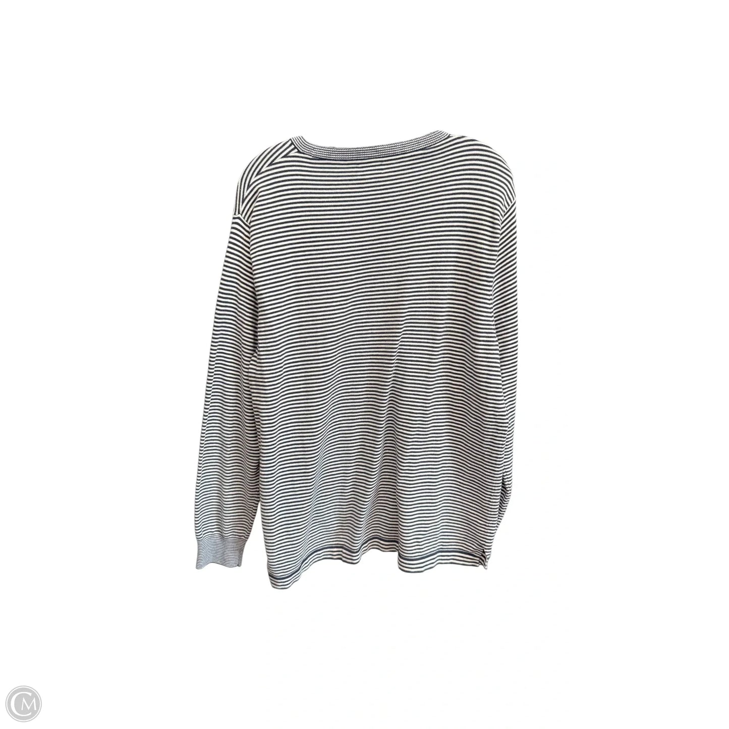 Top Long Sleeve By J. Crew In Striped Pattern, Size: Xl