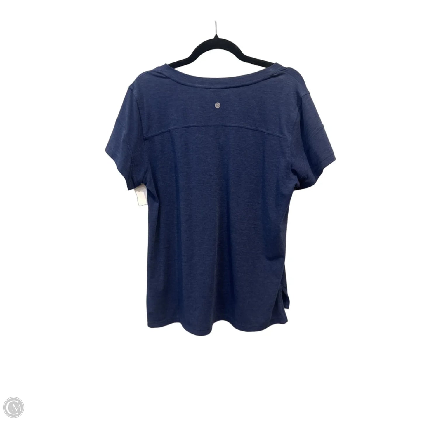 Top Short Sleeve By Zella In Blue, Size: L