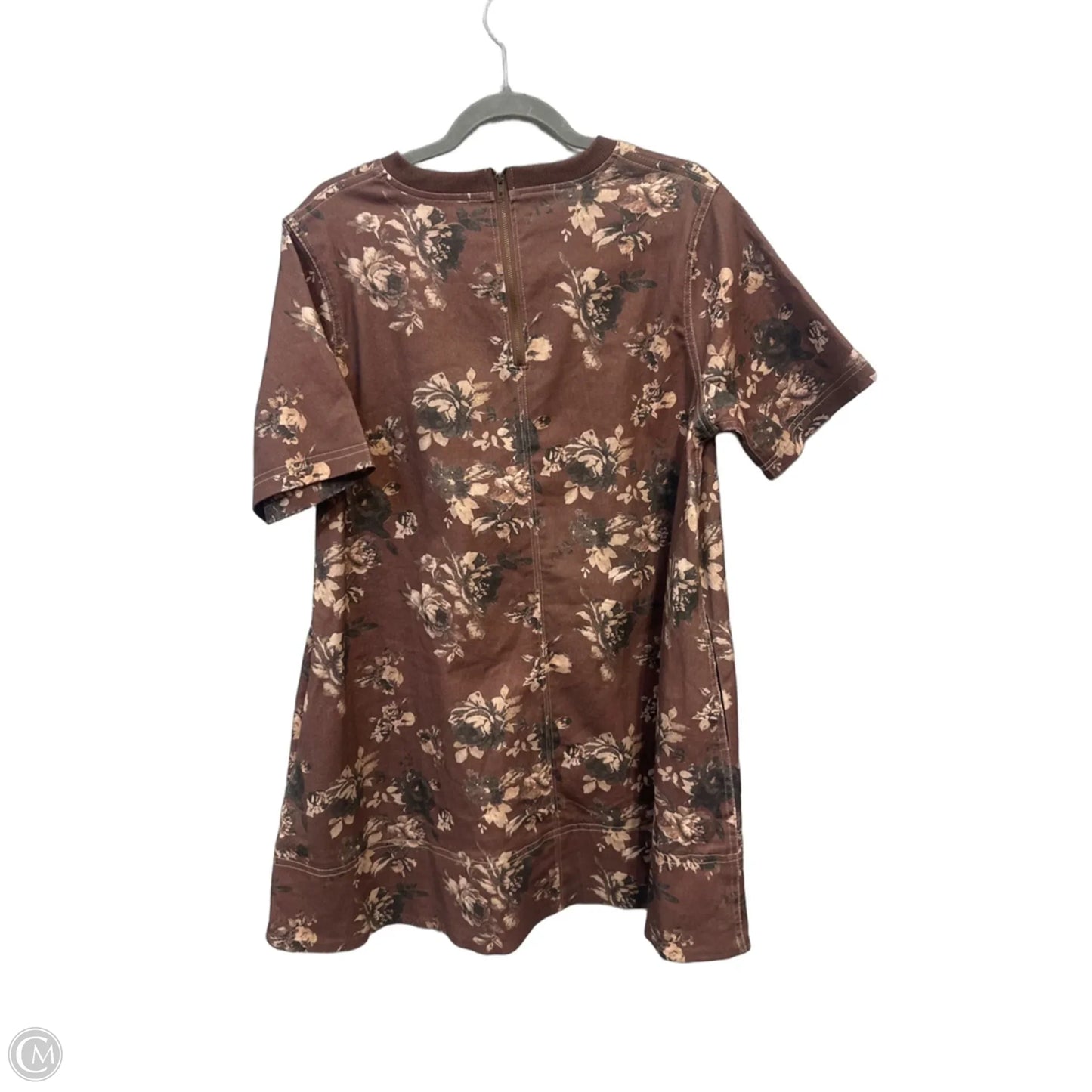 Dress Casual Short By Entro In Brown & Tan, Size: M