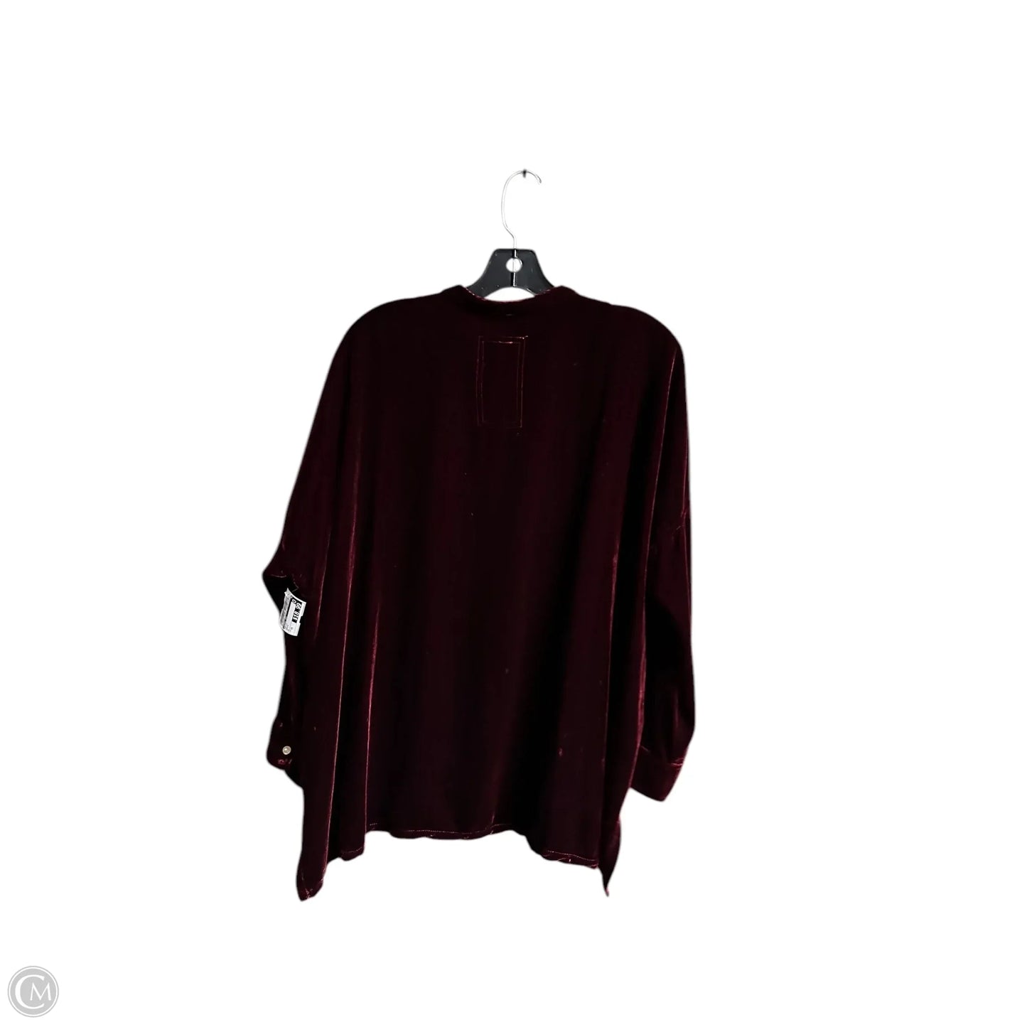 Top Long Sleeve By Johnny Was In Maroon, Size: Xs