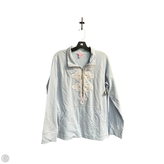 Sweatshirt Designer By Lilly Pulitzer In Blue, Size: L