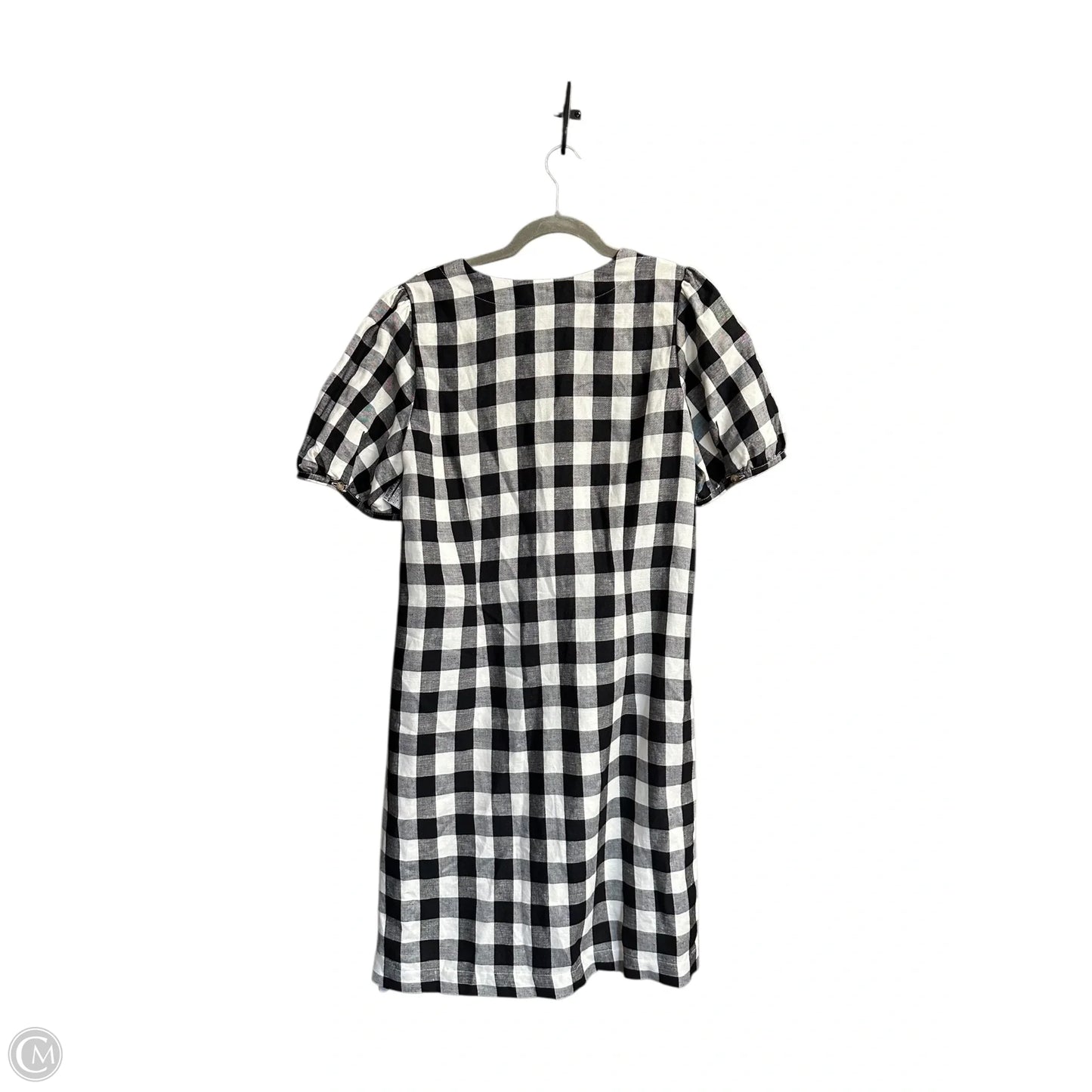 Dress Casual Midi By Loft In Checkered Pattern, Size: M