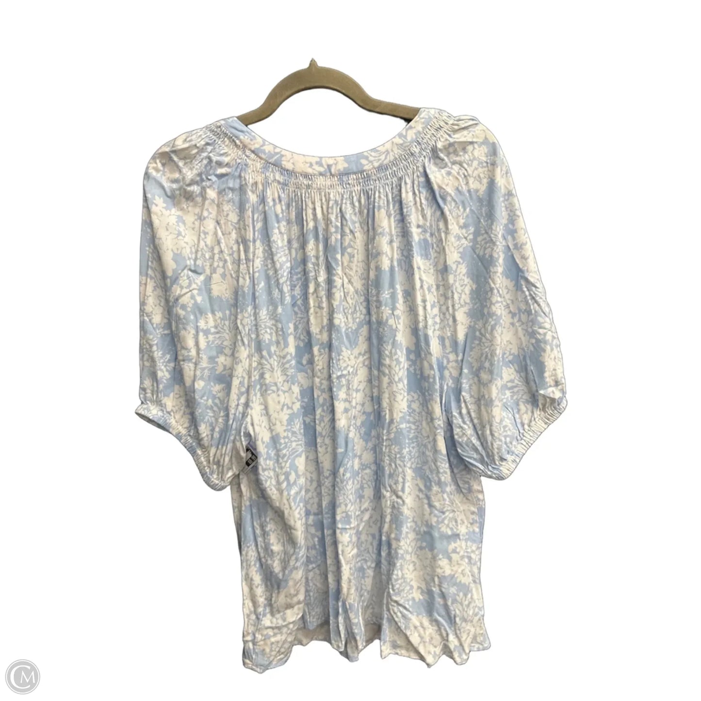 Top Short Sleeve By Crown And Ivy In Floral Print, Size: Xl