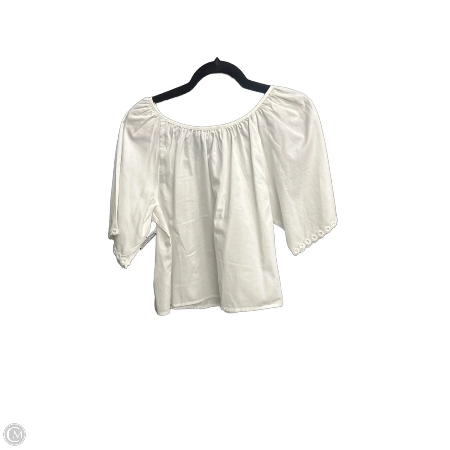 Top Short Sleeve By Corey Lynn Calter In White, Size: M
