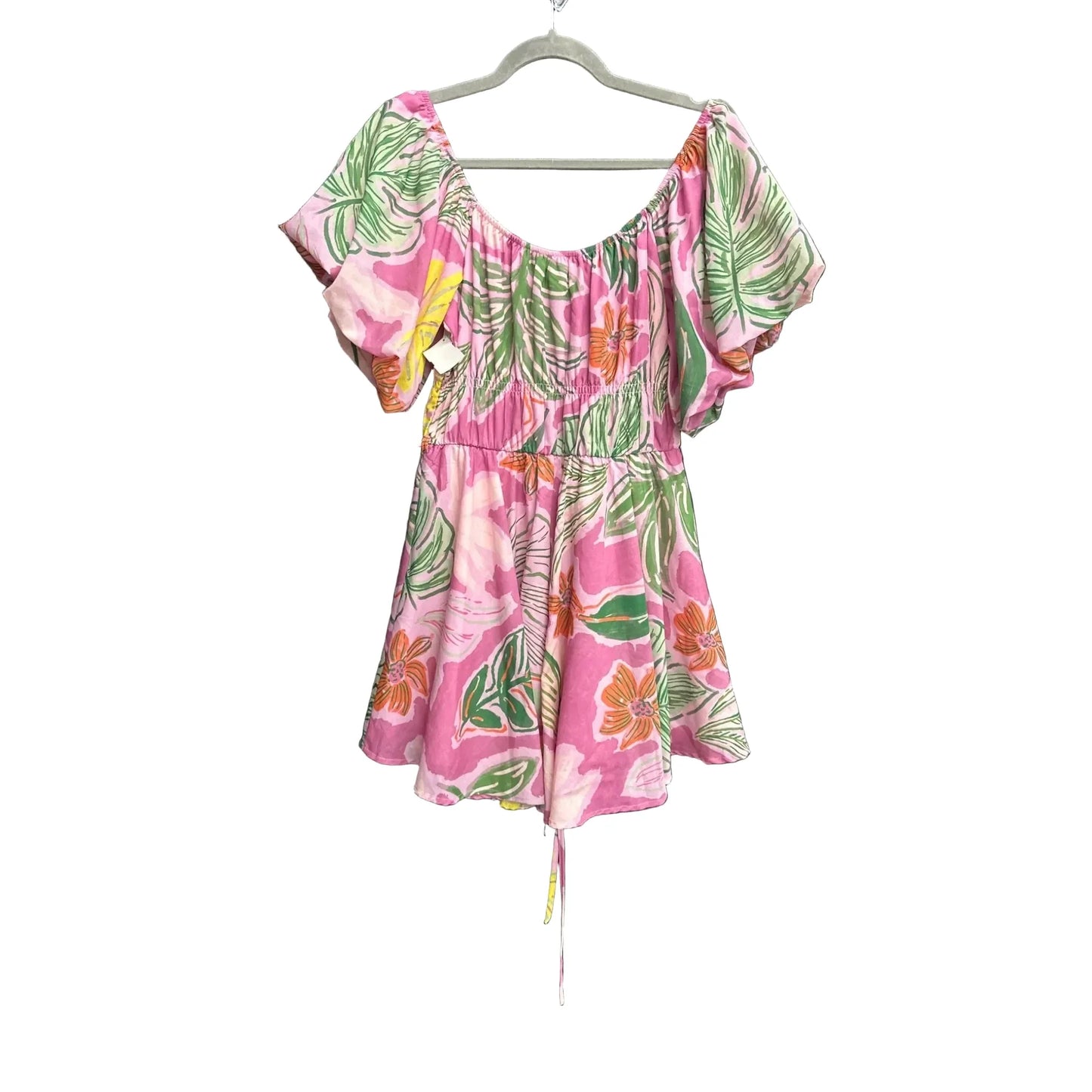 Dress Casual Short By Clothes Mentor In Tropical Print, Size: M