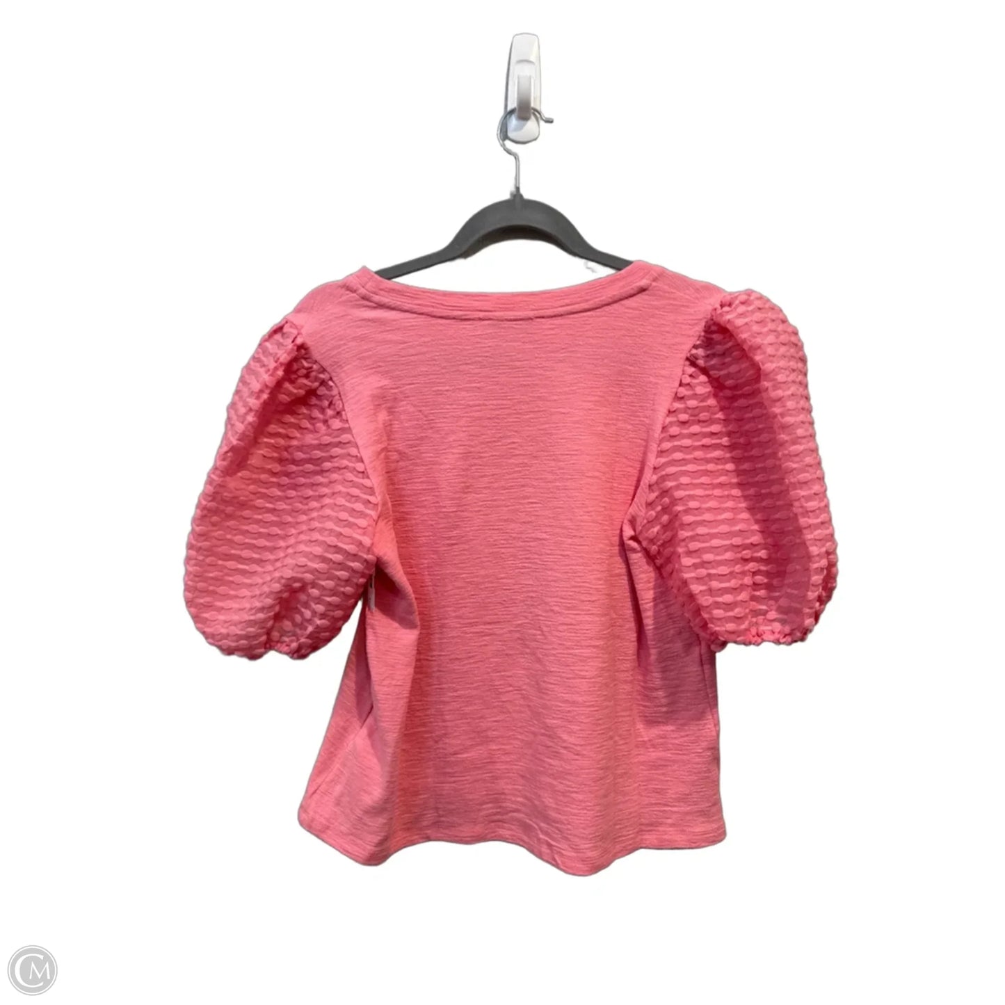 Top Short Sleeve By English Factory In Pink, Size: S