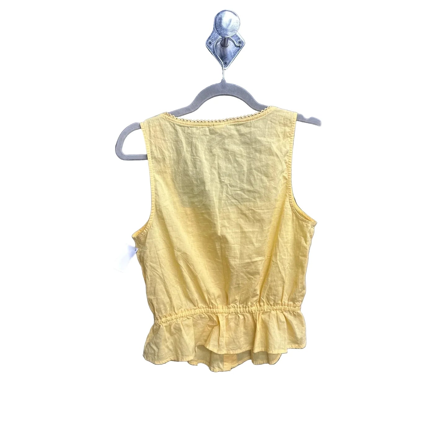 Top Sleeveless By Old Navy In Yellow, Size: Xs