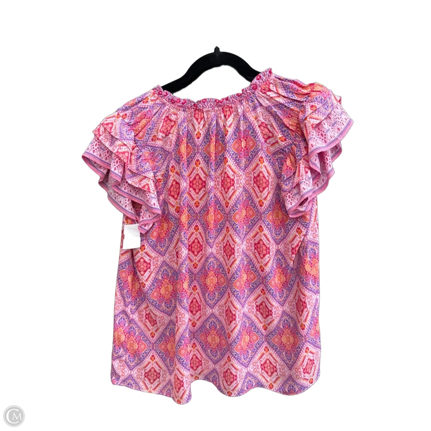 Top Sleeveless By Rose And Olive In Floral Print, Size: L