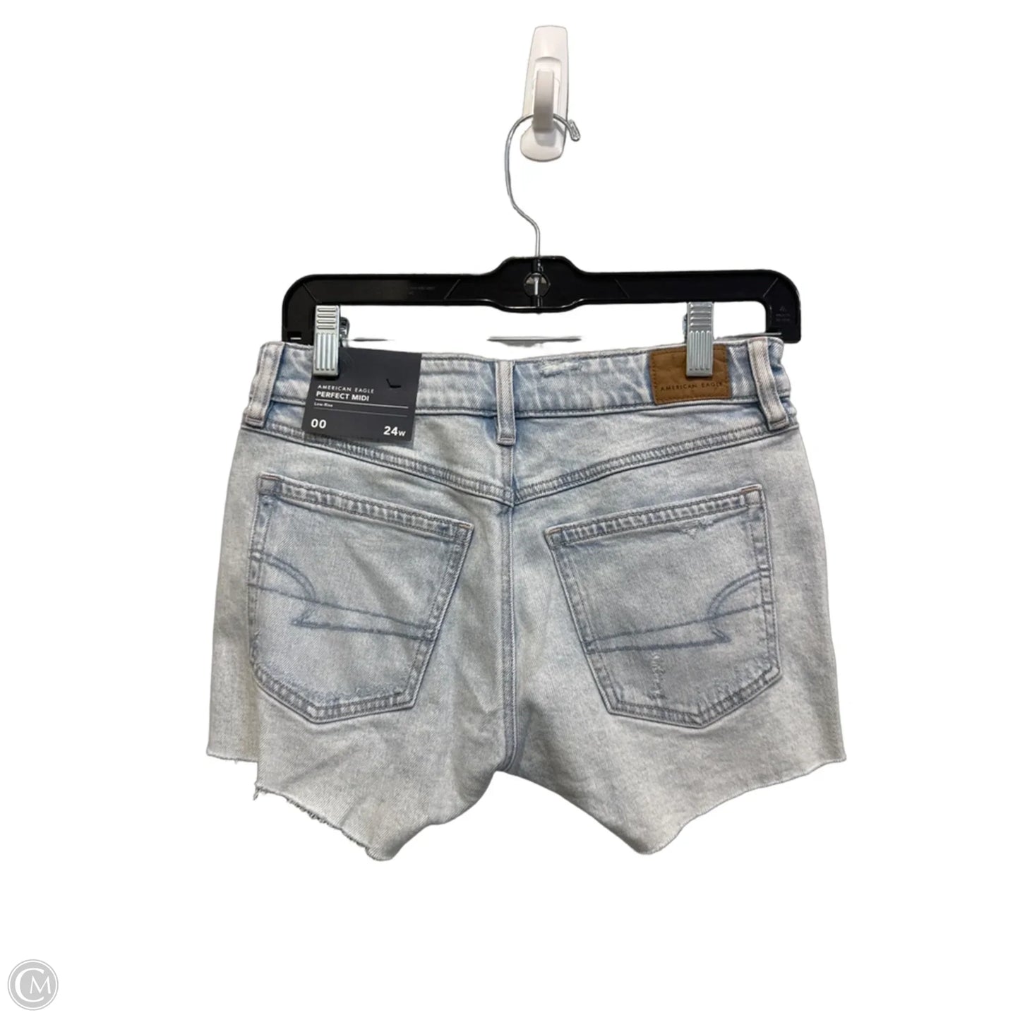 Shorts By American Eagle In Blue Denim, Size: 0