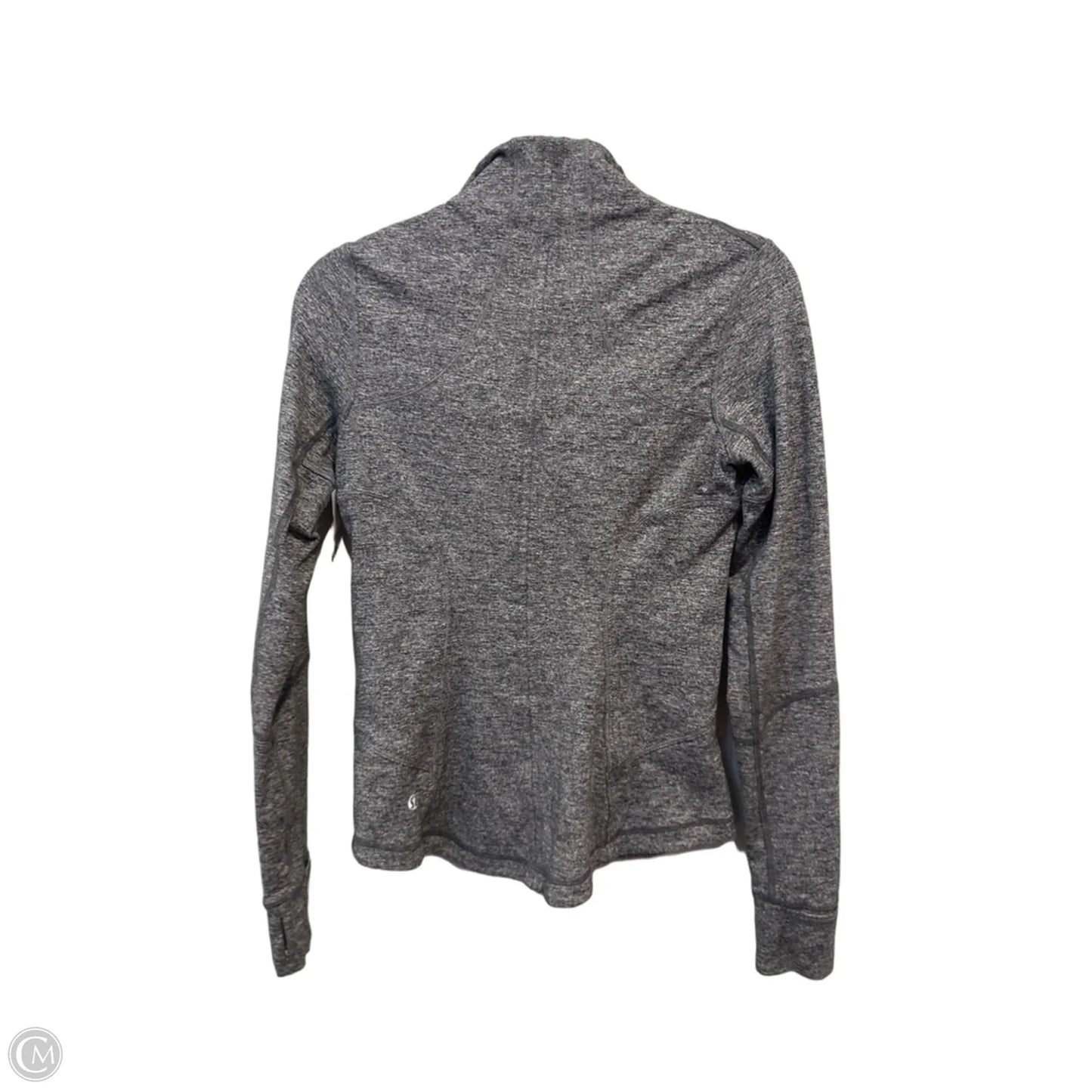 Athletic Jacket By Lululemon In Grey, Size: Xs