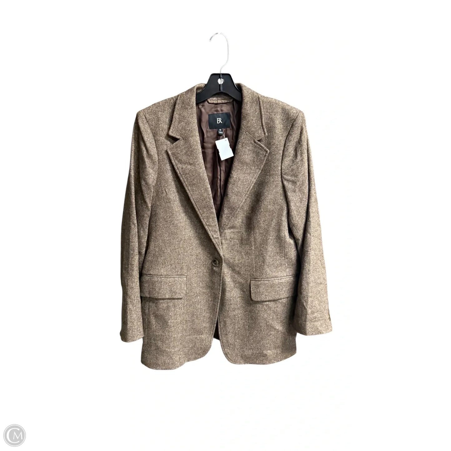 Blazer By Banana Republic In Brown, Size: Xl