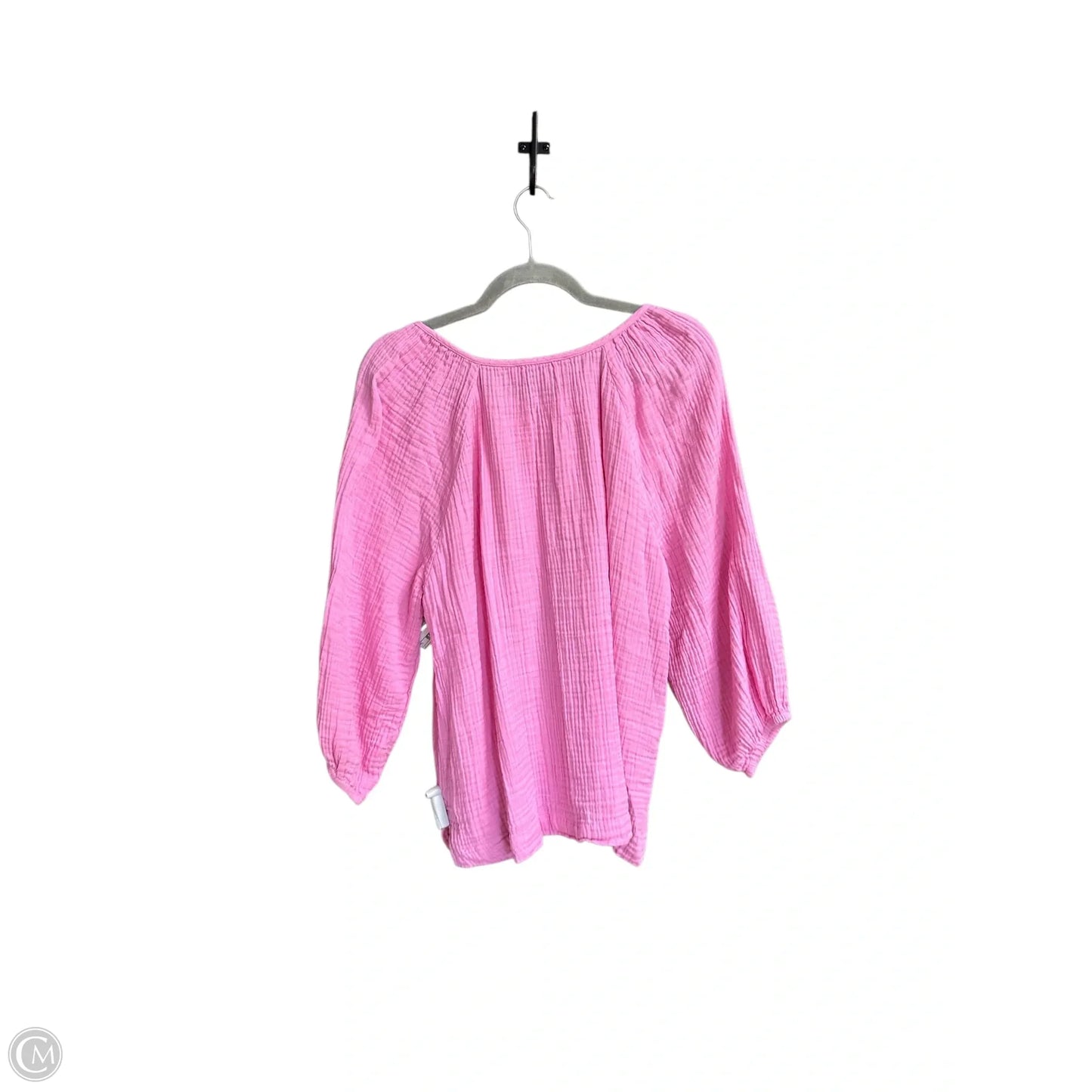 Top Long Sleeve By Loft In Pink, Size: L