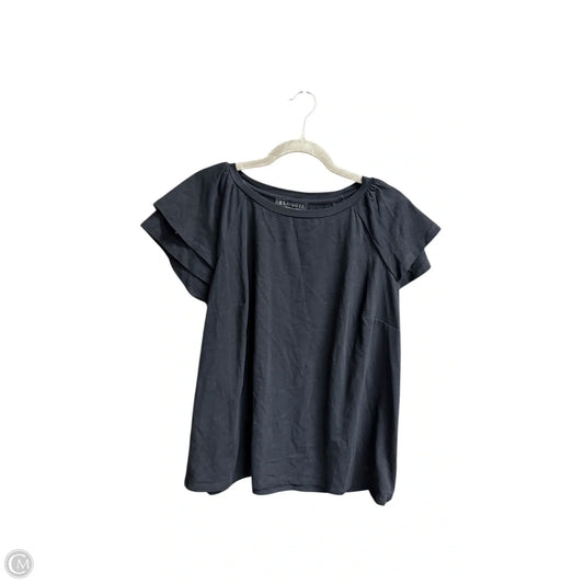 Top Short Sleeve By Eloquii In Black, Size: Xl