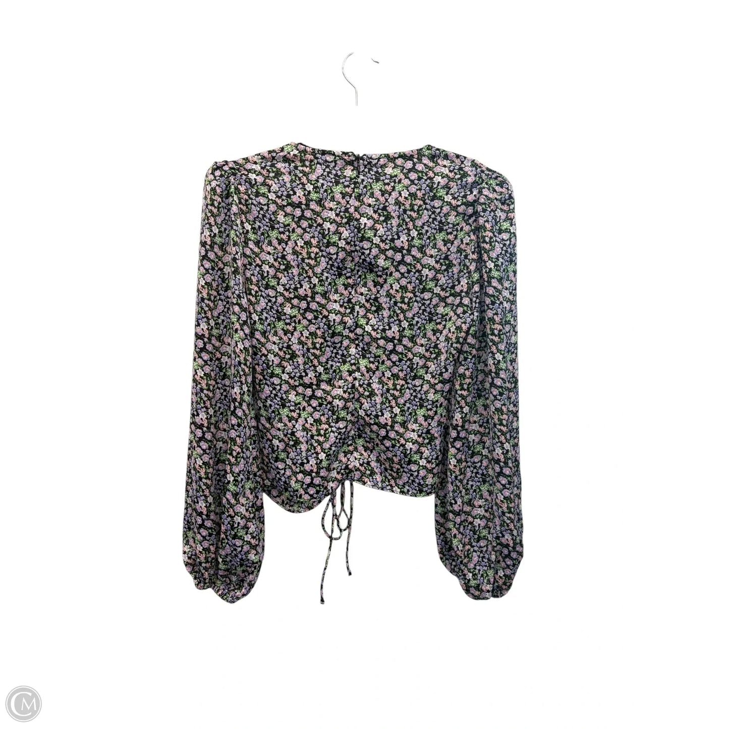 Blouse Long Sleeve By Astr In Floral Print, Size: S