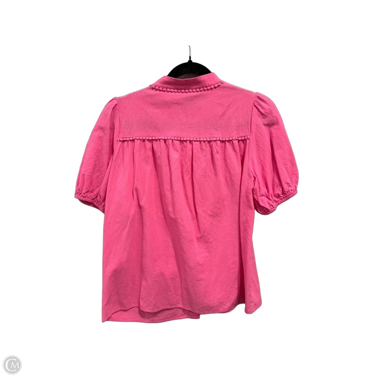 Blouse Short Sleeve By Prettygarden In Pink, Size: S
