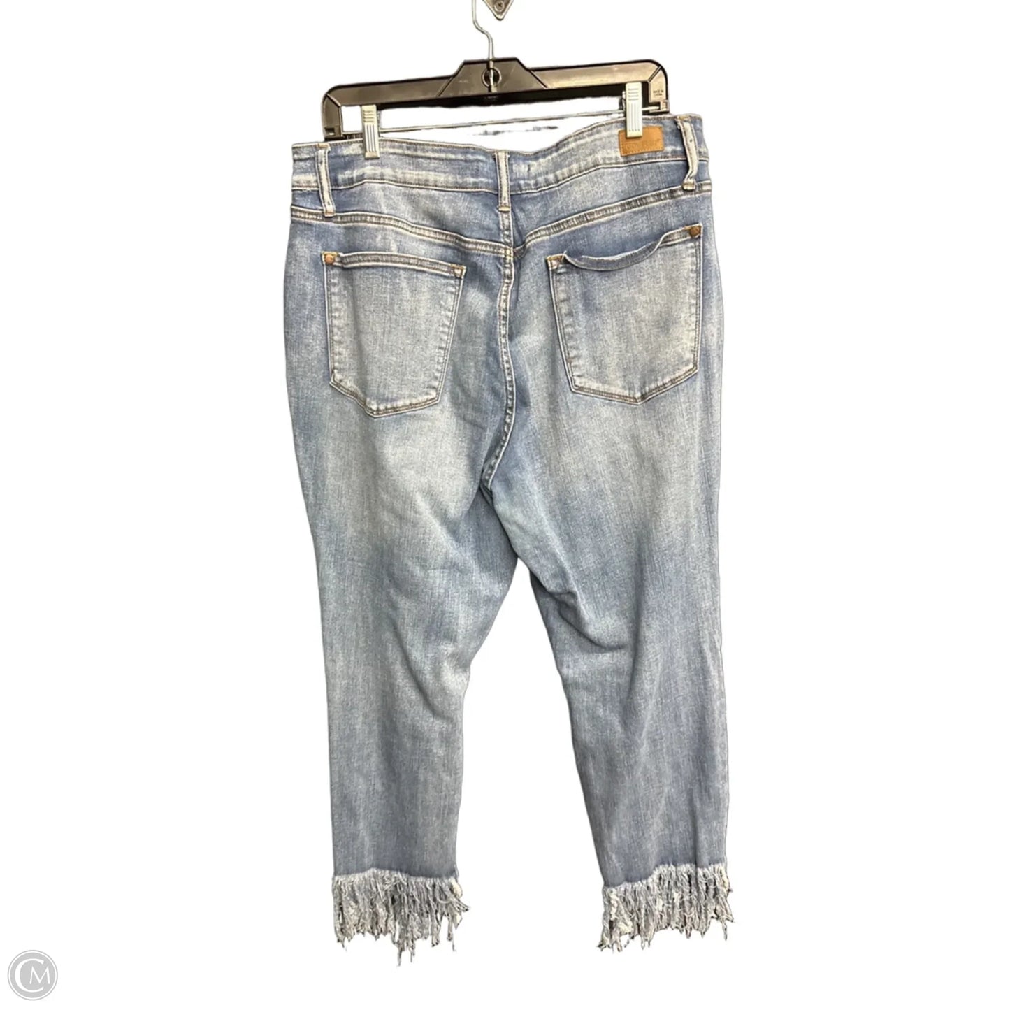 Jeans Straight By Judy Blue In Blue Denim, Size: 18