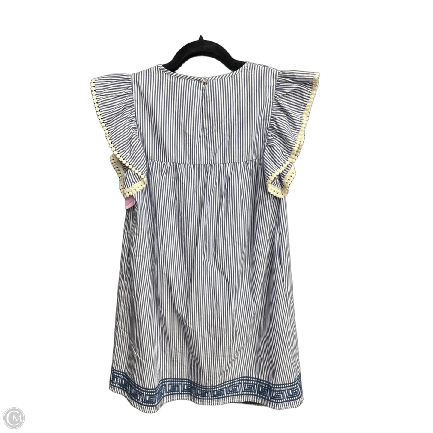 Dress Casual Short By Thml In Blue & White, Size: Xs