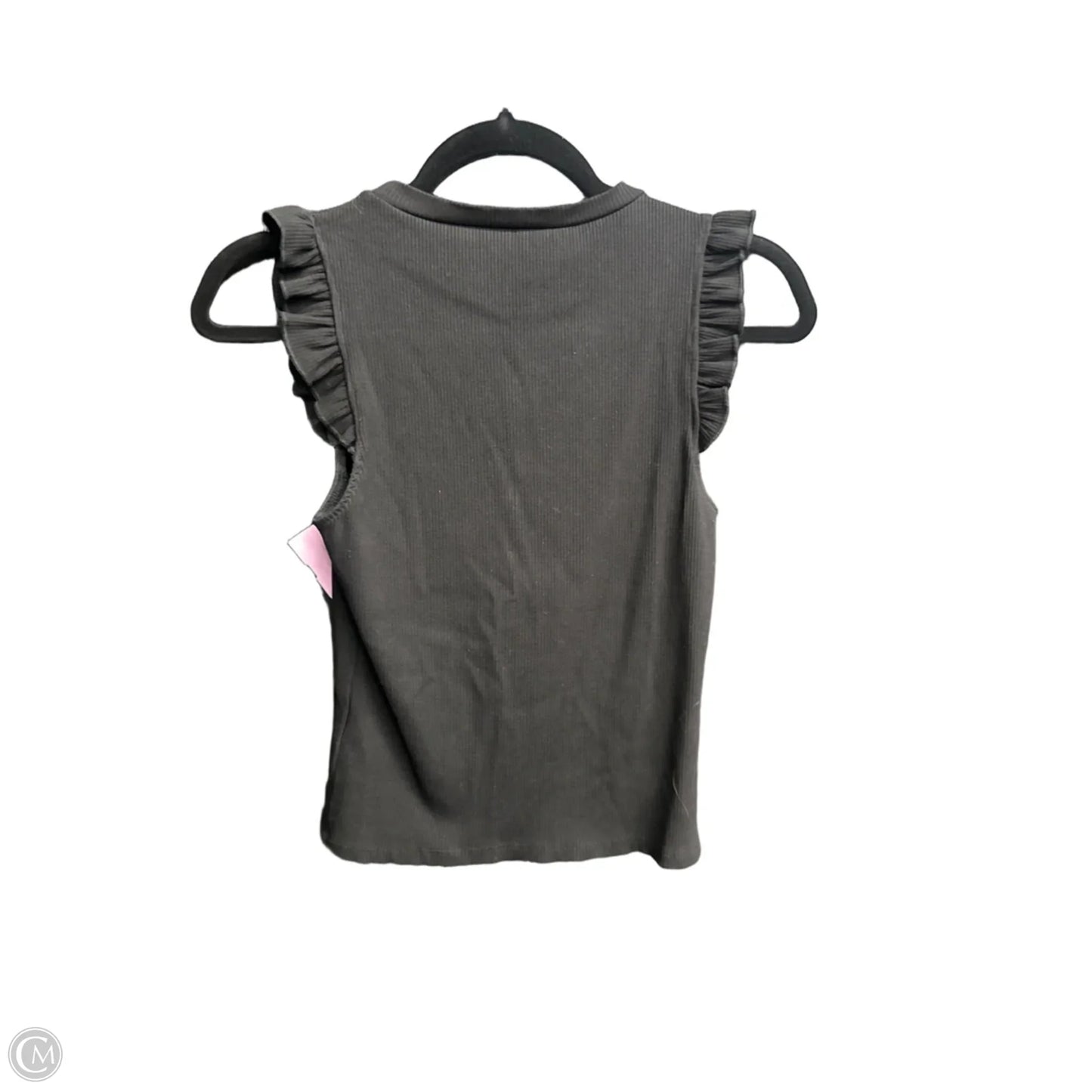 Top Sleeveless By Francesca’s In Black, Size: S